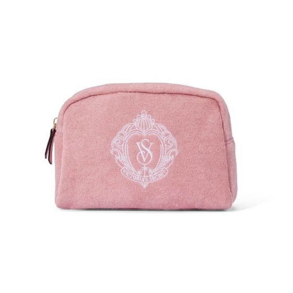 Victoria Secret Spa Set Womens OS Pink Terry Bag Gua Sha Headband Scrunchie
